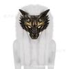 Realistische Tier Wolf Maske Kostüm Party Cosplay Halloween Festival Für Erwachsene Tragbar PU-Schaumstoff Mit Elastischem Band