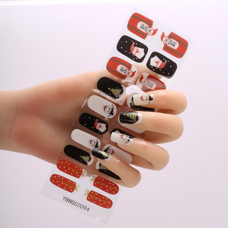 Semi-curing Light Therapy Nail Stickers Gel Nail Stickers Semi-curing Light Lamp Nail Stickers Harden, Last Long and Are Waterproof