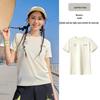 Camel Women's Round Neck Functional Short T-Shirt