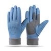 Children's Thermal Gloves Winter Middle and Older Children's Fleece Anti-skid Protection Windproof