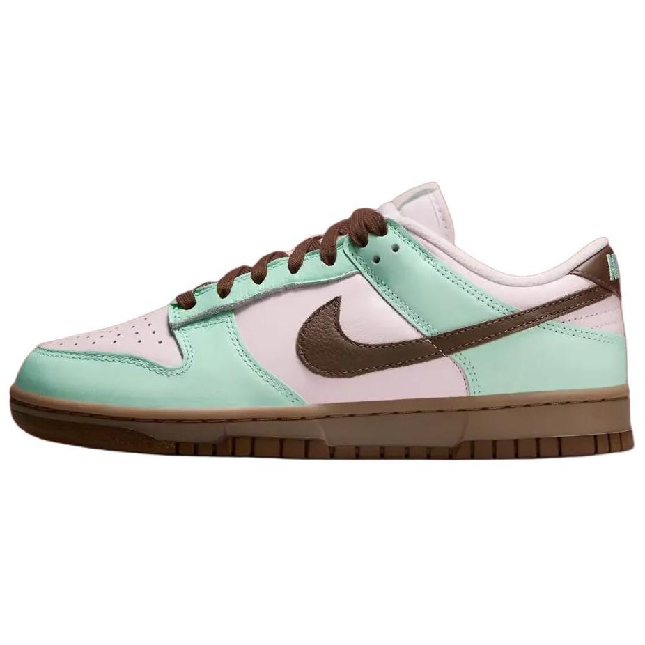 Nike  Dunk Low Mint Chocolate Women Sneakers Green Pearl-Pink Gum-Light-Brown IH0821-679