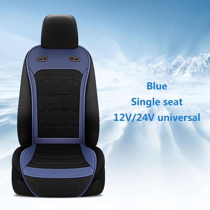 Summer Car Ventilation Seat Cushion 12V/24V Universal Cool Air Padded Seat Fast Blowing Ventilation Seat Cooling Refrigered Pads