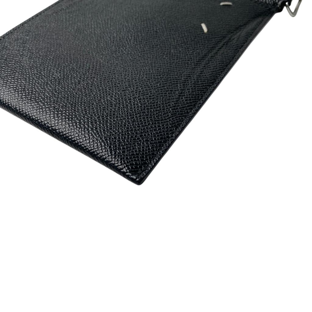 Used Maison MargielaShoulder Bag Black Leather Women