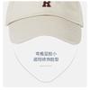 Letter R small head circumference hat women's summer trendy brand cap men's small size baseball cap showing small face soft top