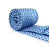 SHLAX&WING Men's Blue Dot Business Silk Long Necktie, 160cm