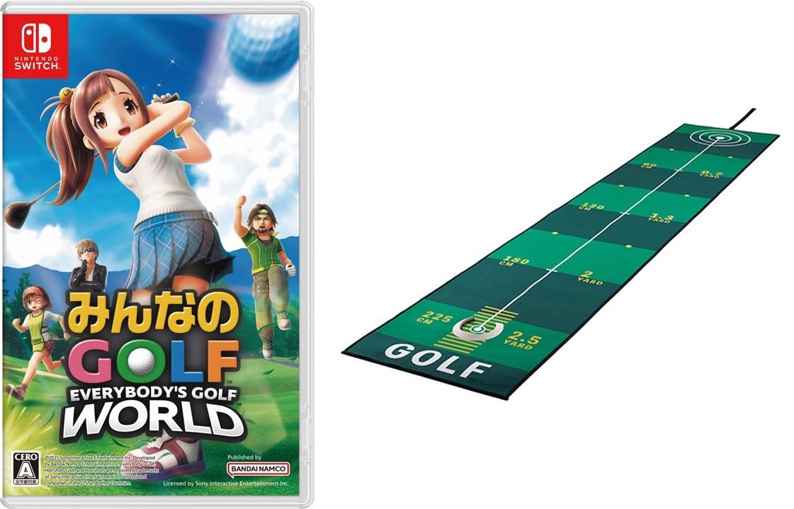 

Golf World Golf Putter Mat Set Original Digital Wallpaper Everybody s -Switch & [Bonus]