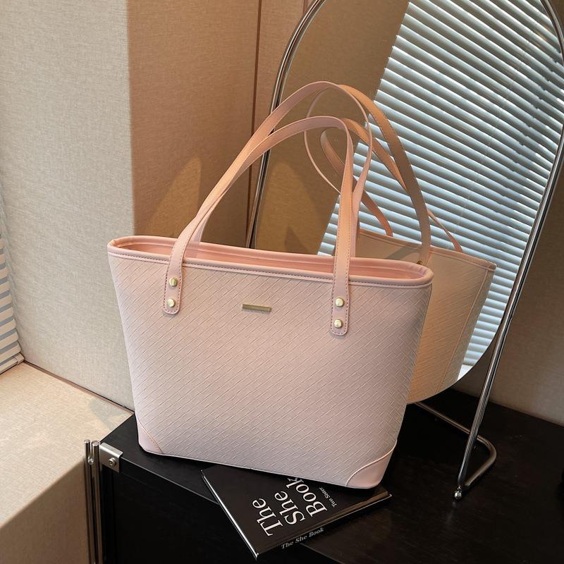 Premium Sense Large-capacity Bag Women's New Summer Commuting Versatile Shoulder Bag Class Tote Bag