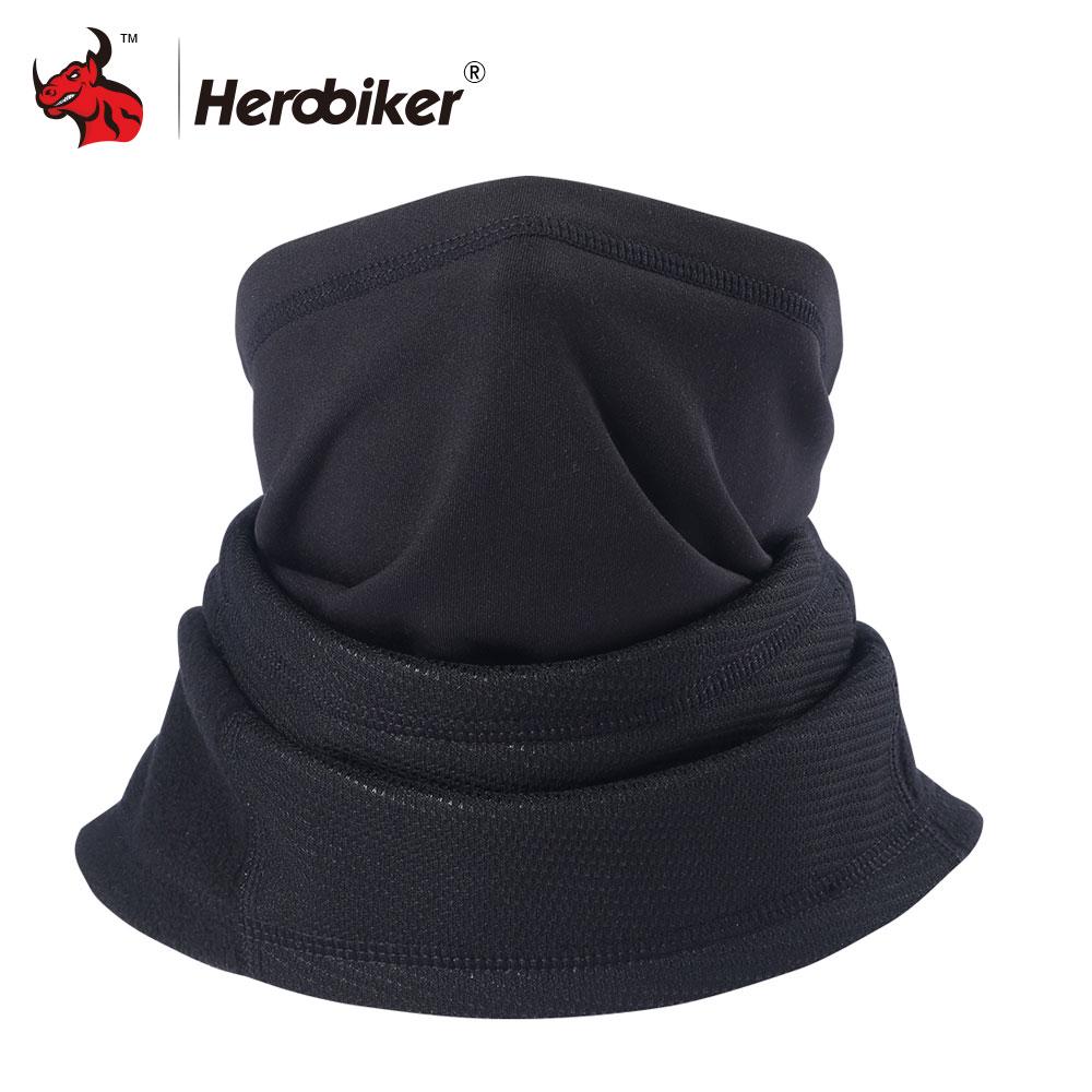 Buy HEROBIKER Motorcycle Face Mask Winter Thermal Fleece Hat Hood Bike ...