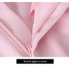 New Pink Red Long Sleeve Blazer Jacket Set Women's Pants & Mini Skirt Outfit Elegant