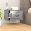 VidaXL Wall-mounted Bedside Table Concrete Grey 50x36x40 Cm 816384