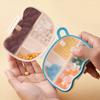 Pill Box Triple Sealing Moisture-Proof Pill Organizer with Independent Compartments Portable Cloud Shape Divided Pill Container with DIY Custom