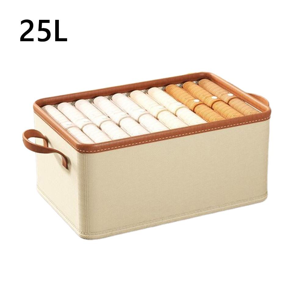 Foldable Clothing Storage Box Separation Wardrobe Clothes Storage Box Household