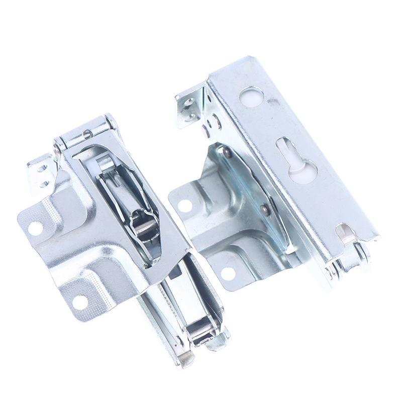 2PCS Fridge Freezer Door Hinge JS99 JS08 JS88 Built-in Type Flat Refrigerator Door Closer Refrigeration Hinge Replacement