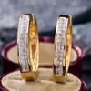 Simple and Versatile Earrings for Women, Inlaid with Zircon Exquisite Sweet and Cool Jewelry, Daily Classic Matching Earrings.