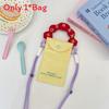 Casual Embroidered Polyester Phone Bag With Snap Closure For Daily Use