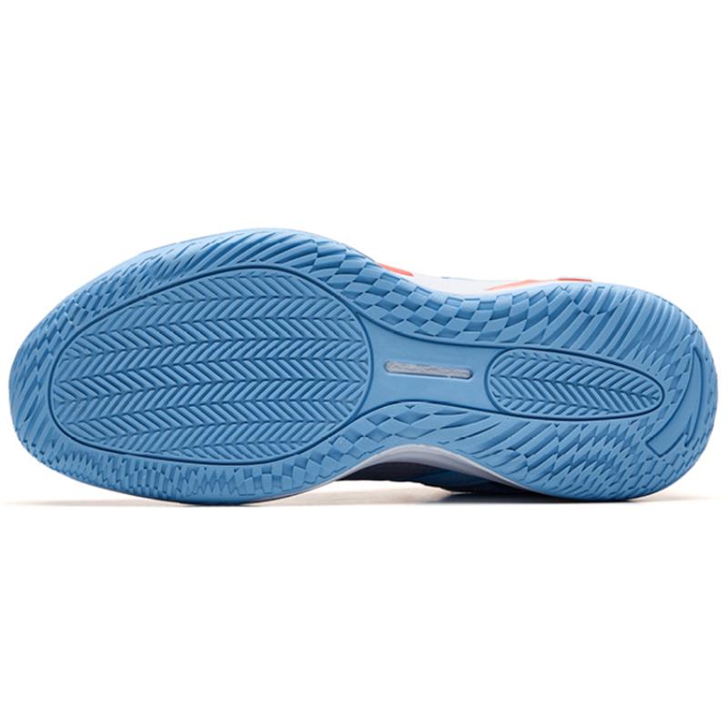 Anta Swoosh 2.0 Basketball Shoes Men's Low Top Waterfall Blue/Chrysanthemum Orange Sneakers 112231606-6