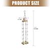 Artistic Copper Bells Fortune Cats Windchimes Hanging Suncatchers For Home Garden Decoration Creates Soothing Sound