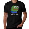 YEP Pepe CCK White Outline TShirt Work Outdoor TShirt for Unisex