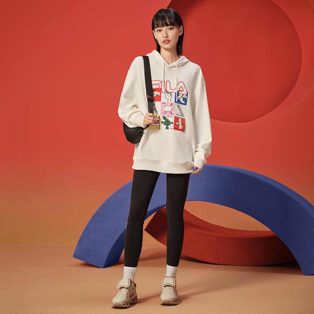 FILA ORIGINALE Sweatshirt Unisex Cloud White F11U519204F-WT