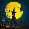 Halloween Decorations Light Up Ghost Outdoor Ghost Decorations Scary Standing Ghosts Decor for Front Door Porch Yard Home Party