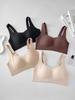 Veimia Wireless Bra Jelly No No No High Side Beautiful Breasts and Sports Night Day and Night Use [Ultra-Flexible Fabric, Tightness] Seamless,