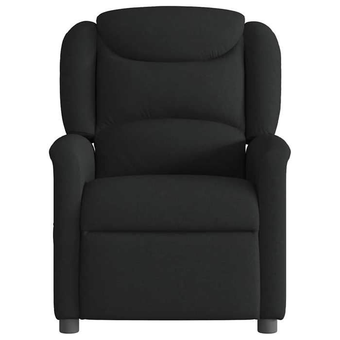 VidaXL Fauteuil de massage inclinable Noir Tissu, fauteuil de massage, fauteuil, fauteuil canapé, fauteuil de bureau de 4015608