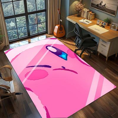Kirby Non Slip Washable Floor Mat Decor, Large Area Rug Carpet Ideal for Bedroom & Gamer Room Home.-TING