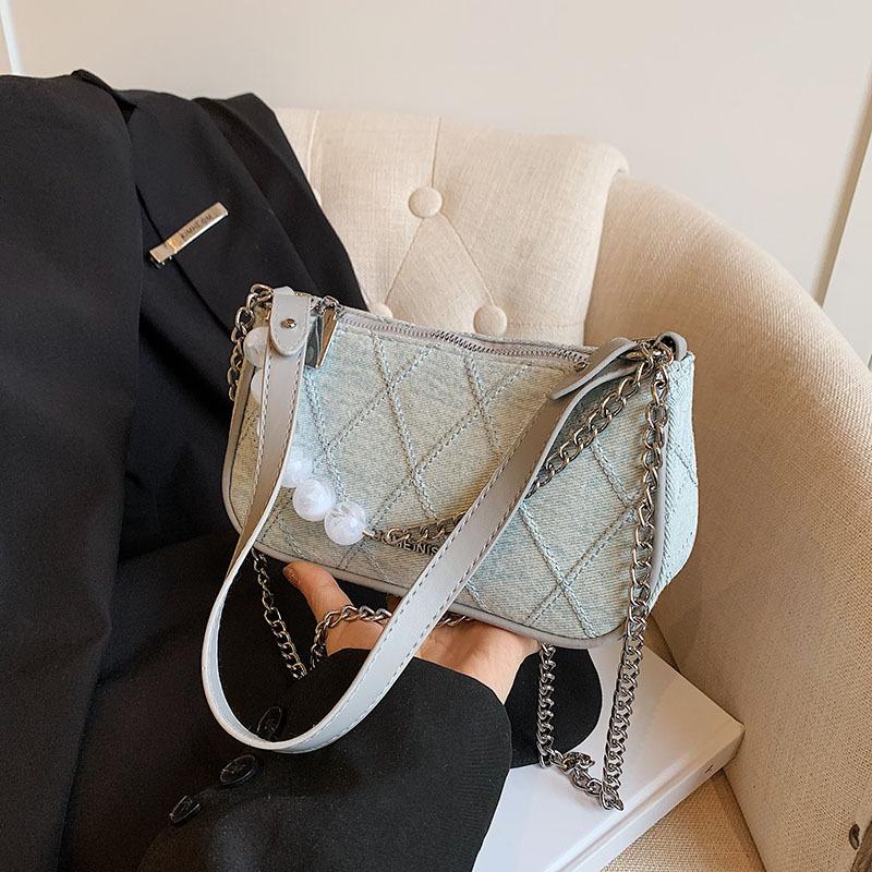 Tasche Damen Neue Schulter Messenger Bag Kette Vielseitige Pendlertasche