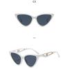 Women's Sunglasses, Fashionable Cat Eye Sunglasses, Pearl Decorative Sunglasses.