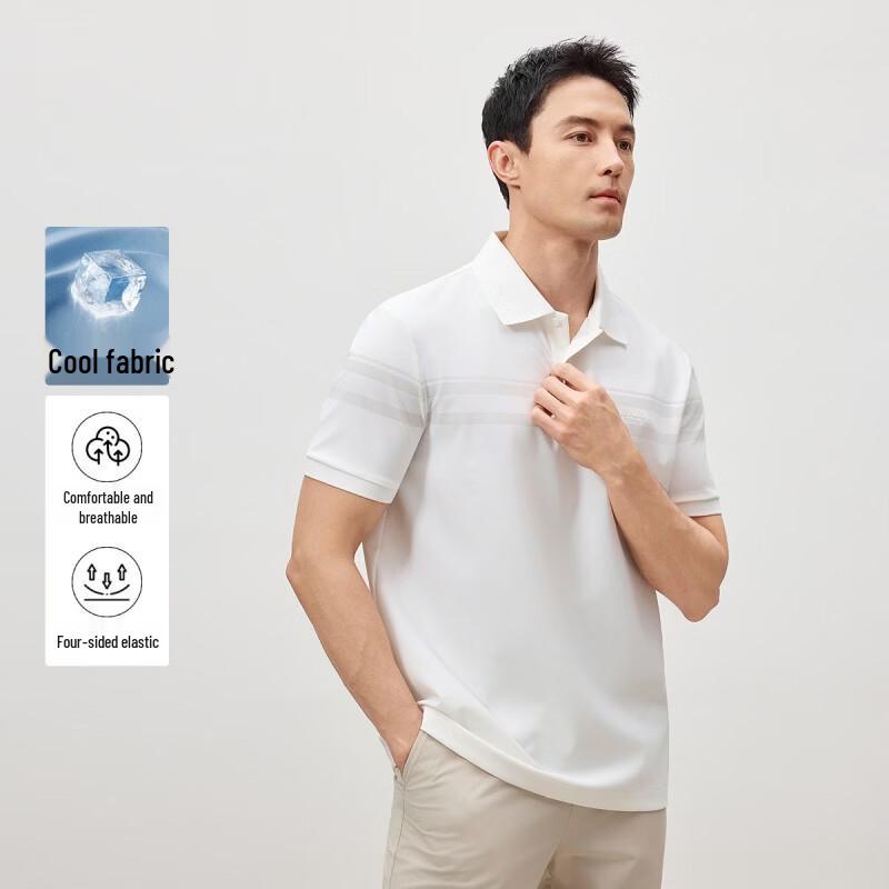 EMZ Cool Touch Quick-Dry Men s Short Sleeve Polo Shirt L
