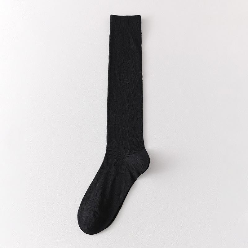 

2025 New Style, Retro, Lace Calf Socks, Design Sense, Japanese, Lolita Women s Socks, Socks Average size 35-40 чёрный