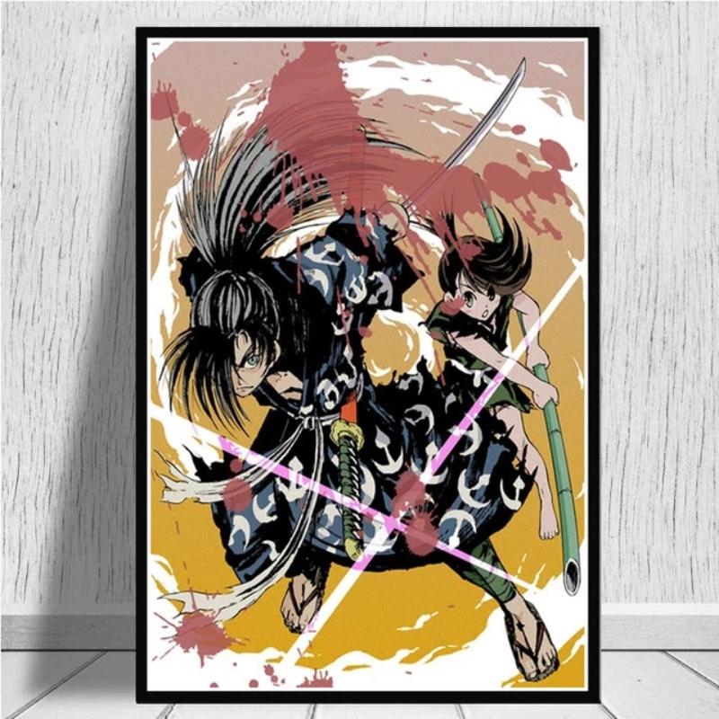 Wall Art Canvas Painting Home Decoration Print Posters Japanese Anime Nordic Modern Style Modular Pictures Children's Room Decor