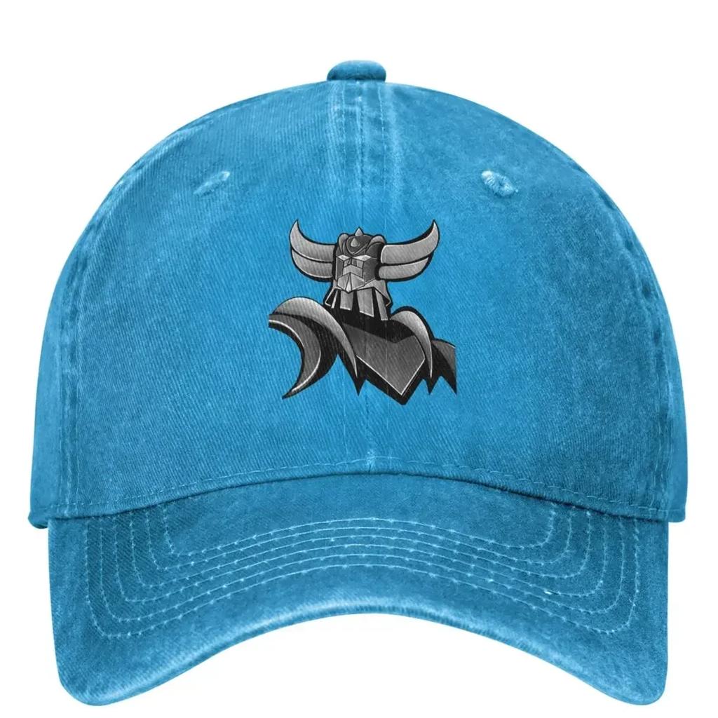 Mazinger Z UFO Robot Grendizer Denim Baseball Cap Tennis Skate Trucker Hat Unisex Teens Classic Sun protection Baseball Caps
