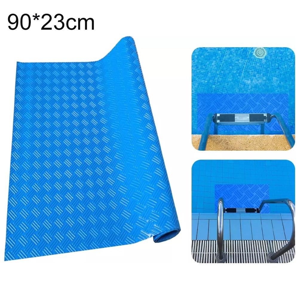 1 Stück Schwimmbeckenleiter-Matte Pooltreppen-Sicherheit Anti-Rutsch-Textur Anti-Rutsch-Stufenmatte Garten Außenpool-Werkzeuge Ersatzmatte