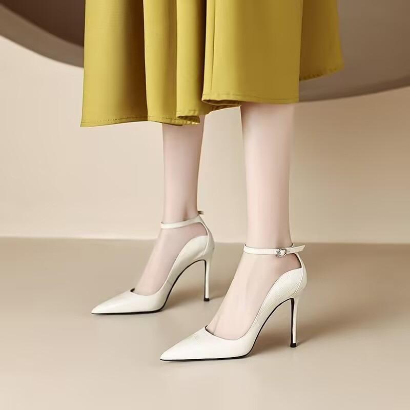 Fashion Shoes Green Blue Women Pumps Fashion Office Shoes Sexy High Heels Silk Stiletto Heels Women Sandals  Heels Women
