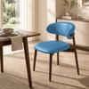 Waterproof Curved Back Chairs Cover Oil-proof Chair Slipcover PU Dining Chair Cover Hotel