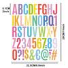 10pcs Self Adhesive Letter Stickers Waterproof 2 Inch Mailbox Numbers Vinyl Stickers Alphabet Decals Car Laptop Scrapbook