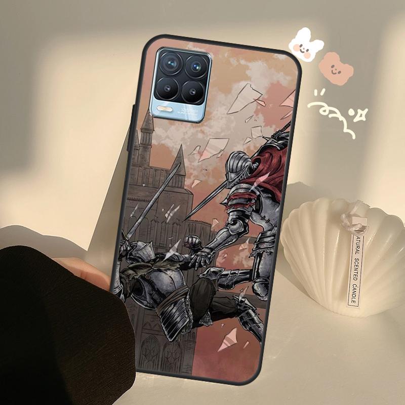 Praise the Sun Dark Souls Case For OnePlus 10 9 Pro 8T 9R Nord2 Cover For Realme GT Neo 2 3 GT Master 8i 9i 8 Pro