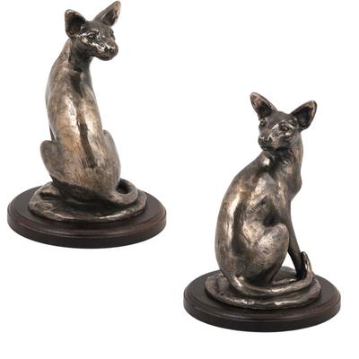 Egyptian Mau Cat Cat Statuette, Office Figurine, Trophy for a Cat Show by