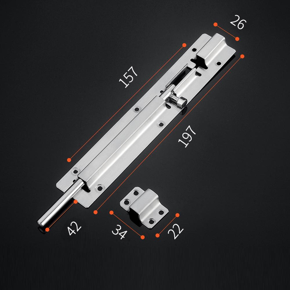Safety Bolts In Various Sizes Thickened Stainless Steel Door Latch Rust Resistant And Corrosion Resistant