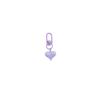 Macaron Color Heart-shaped Couple Keychain Pendant