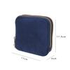 Soft Velvet Jewelry Pouch for Travel Double Layer Jewelry Case  for Rings, Bracelets, & Bangles