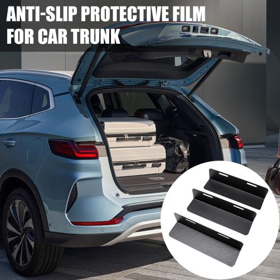 3Pcs Universal Car Trunk Organizer Anti-Slip Dividers with Heavy-Duty Straps