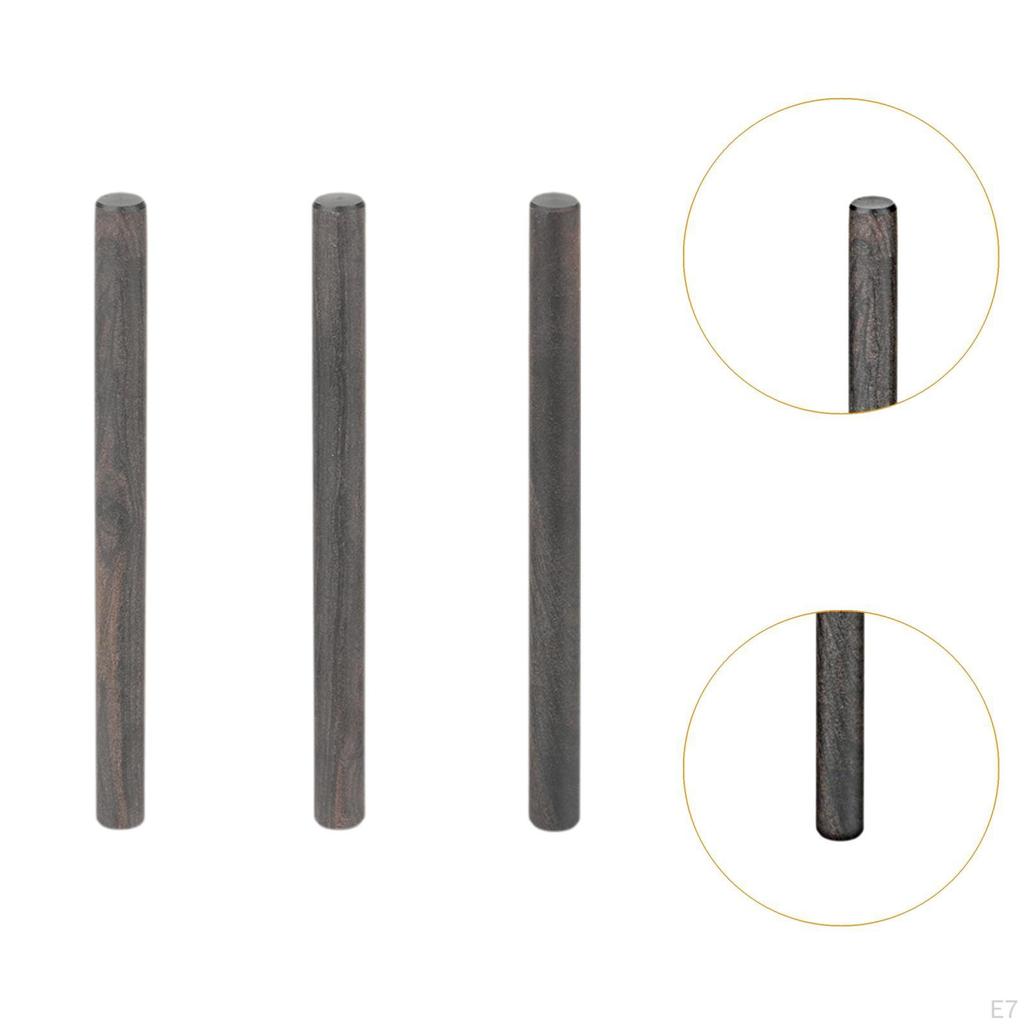 Dřevěné kolíkové tyče Kulaté tyčky Příslušenství, Pevné, Všestranné, Dekor Pevné Nedořešené Tvrdé dřevo pro