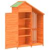 Vidaxl Garden Tool Shed, Brown, 120X53.5X170 Cm, Pine