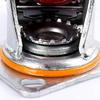Hesdige Red Polyurethane PU Flat Cart Casters