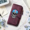 Gothic Skull Nurse Pattern Long Wallet Forever Printed Credit Card Holder Multi Slot Portable Purse