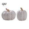Autumn Harvest Table Centerpieces Ceramic Pumpkin Fall Centerpiece, Realistic Fake Figurine Decorative Pumpkins for Shelves Halloween Thanksgiving,