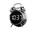 Electronic Intelligent Loud Alarm Clock for Students Extra Large Metal Alarm Clock with LED Screen for Heavy Sleepers