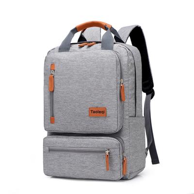 Zaino casual da uomo Borsa per computer da lavoro in tessuto Oxford alla moda Borsa da viaggio da esterno di grande capacità